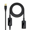Miniatyrbild 2 av 11: Skarvsladd USB NANOCABLE 10.01.0213 Svart 15 m
