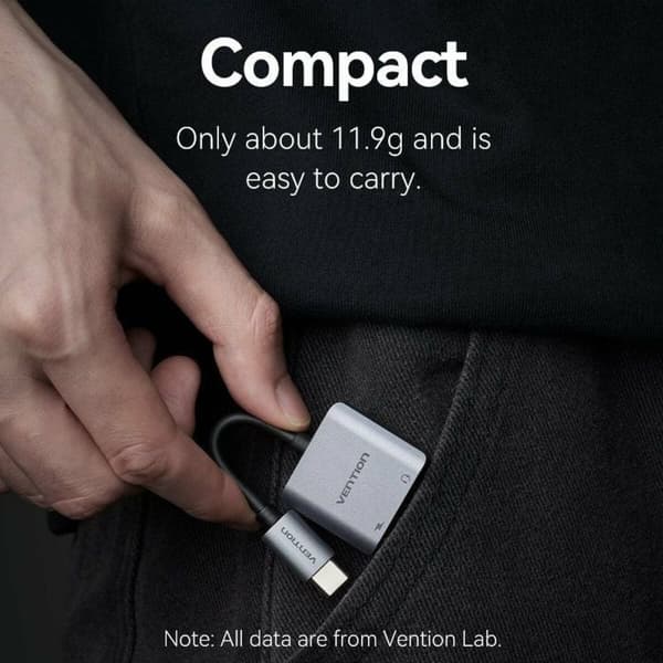 USB-HUB-C Vention BGZHA 15 cm