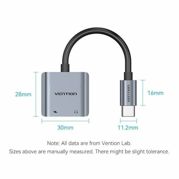 USB-HUB-C Vention BGZHA 15 cm