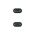 Miniatyrbild 3 av 3: USB-C-kabel NANOCABLE 10.01.4301-L150 Svart 1,5 m 4K Ultra HD (1 antal)