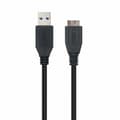 Miniatyrbild 5 av 7: USB 3.0 A till Micro USB B Kabel NANOCABLE 10.01.1102-BK Svart 2 m