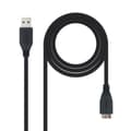 Miniatyrbild 2 av 7: USB 3.0 A till Micro USB B Kabel NANOCABLE 10.01.1102-BK Svart 2 m