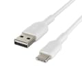Miniatyrbild 1 av 2: USB A till USB-C Kabel Belkin CAB001BT2MWH Vit 2 m