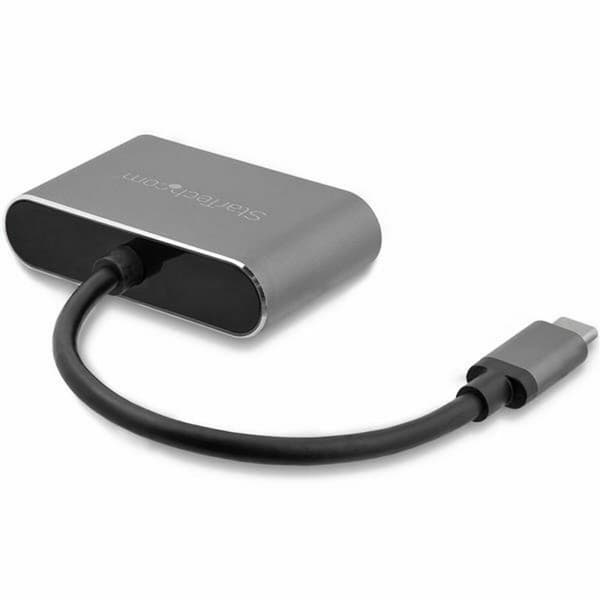 USB C till VGA/HDMI Adapter Startech CDP2HDVGA Svart 4K Ultra HD