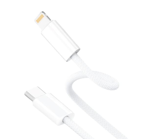 D-Fruit kabel USB-C - Lightning 1m, hvid (DF118)