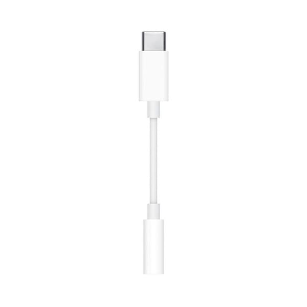 USB C till Jack 3.5 mm Adapter Apple MU7E2ZM/A Vit