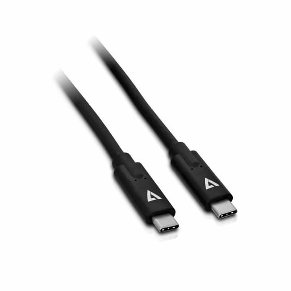 USB-C-kabel V7 V7UCC-2M-BLK-1N Sort 2 m