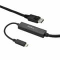 Miniatyrbillede 1 af 5: USB C til DisplayPort-adapter Startech CDP2DPMM3MB 3 m Sort