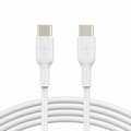 Miniatyrbillede 2 af 2: USB-C til USB-C-kabel Belkin CAB003BT2MWH Hvid 2 m
