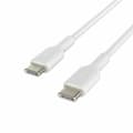 Miniatyrbillede 1 af 2: USB-C til USB-C-kabel Belkin CAB003BT2MWH Hvid 2 m