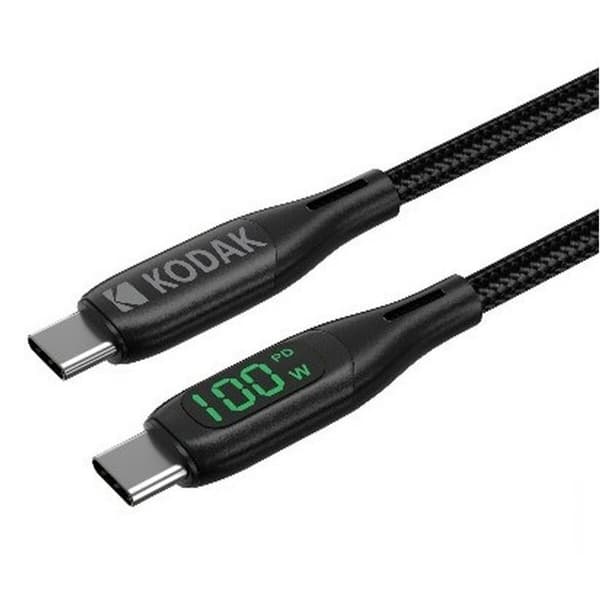 USB-C-kabel Kodak Sort 1 m (1 enheder)