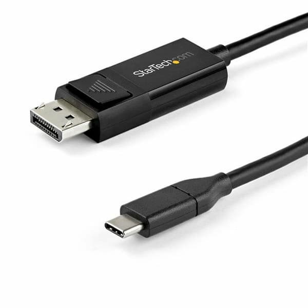 USB C - DisplayPort Adapteri Startech CDP2DP142MBD (2 m) Musta