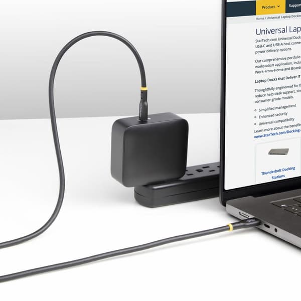 USB-kabel Startech USB2EPR4M Svart