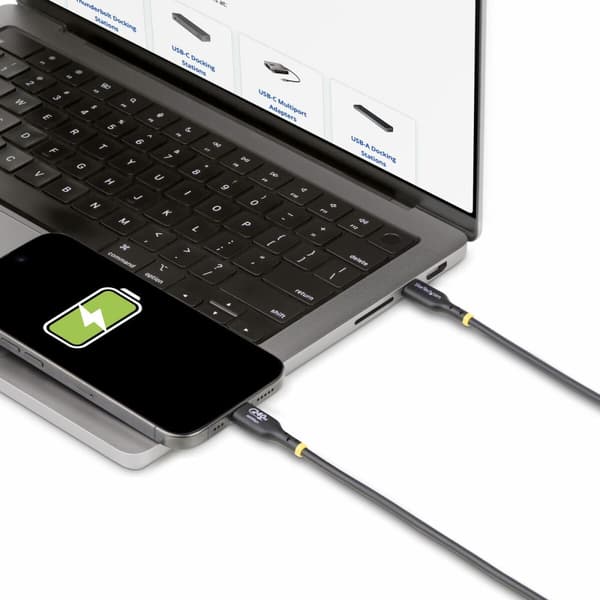 USB-kabel Startech USB2EPR4M Svart