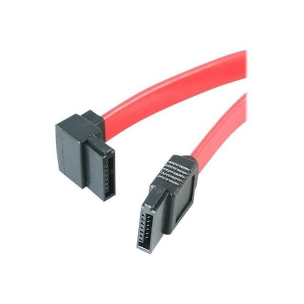 46 cm vänstervinklad SATA-kabel - 46 cm vänstervinklad SATA-kabel - Vinklad seriell ATA-kabel - SATA18LA1