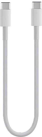 USB-C til USB-C kabel til iPhone 15, iPad Pro, iPad Air osv. - 20 cm - Hvid