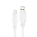 Miniatyrbillede 2 af 4: USB-C-kabel til USB NANOCABLE 10.01.4001-W Hvid 1 m (1 enheder)