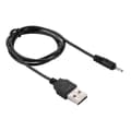 Pikkukuva 1 / 3: USB-2,0 mm DC-latauskaapeli, pituus: 65 cm (musta)