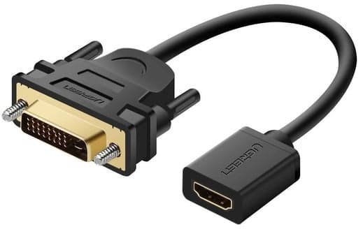 Electromechanical component 20118 Adapter DVI to HDMI Black, Ugreen