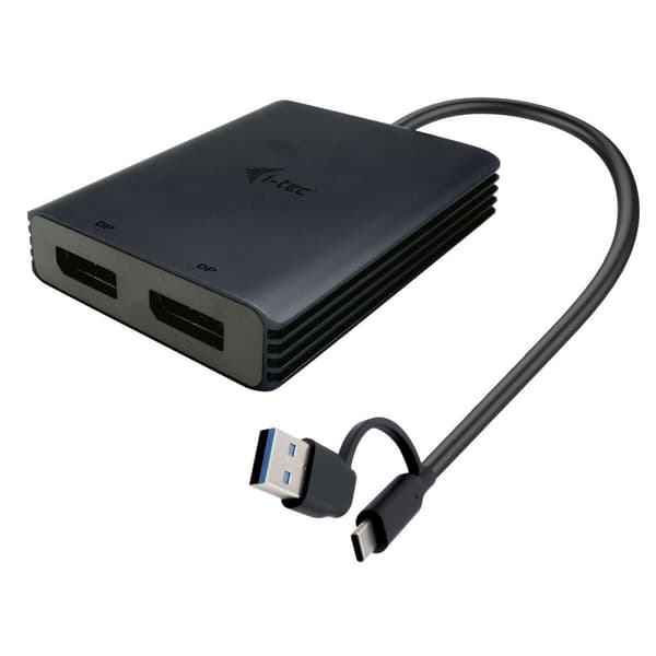 USB-kabel i-Tec CADUAL4KDP Svart