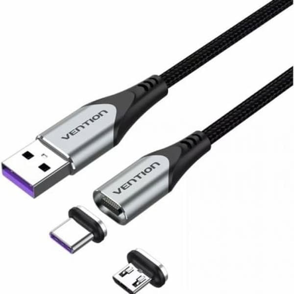 USB-kabel Vention CQNHD Svart 50 cm