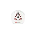 Miniatyrbilde 1 av 2: Tilbehør for tilkobling, Reiseadapter World-to-UK Earthed White, Skross