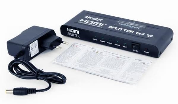 Kabel hdmi splitter 4ports/dsp-4ph4-02, Gembird