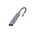 Miniatyrbillede 1 af 2: I/o adapter usb-c to hdmi/usb3/6in1 a-cm-combo6-02, Gembird