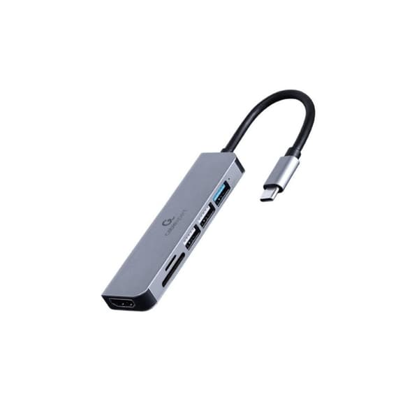 I/o adapter usb-c to hdmi/usb3/6in1 a-cm-combo6-02, Gembird