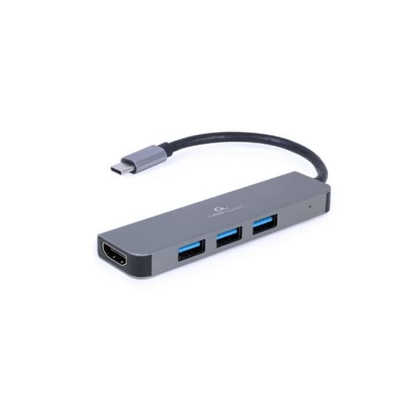 I/o adapter usb-c to hdmi/usb3/2in1 a-cm-combo2-01, Gembird