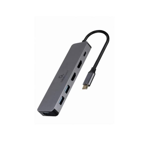 I/o-adapter usb-c till hdmi/usb3/3in1 a-cm-combo3-03, Gembird