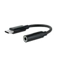 Miniatyrbillede 1 af 2: USB C til Jack 3.5 mm-adapter NANOCABLE 10.24.1205 Sort