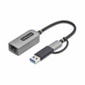 Miniatyrbild 2 av 5: USB-kabel Startech U2GA-USB-C-ETHERNET Grå