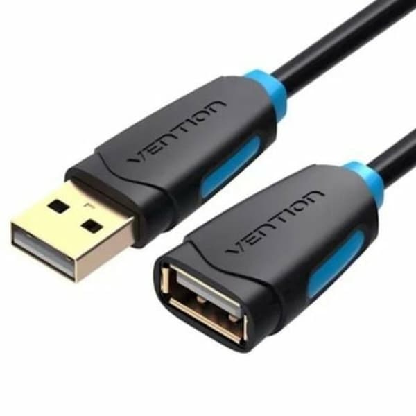USB-kabel Vention CBCBJ Svart 5 m