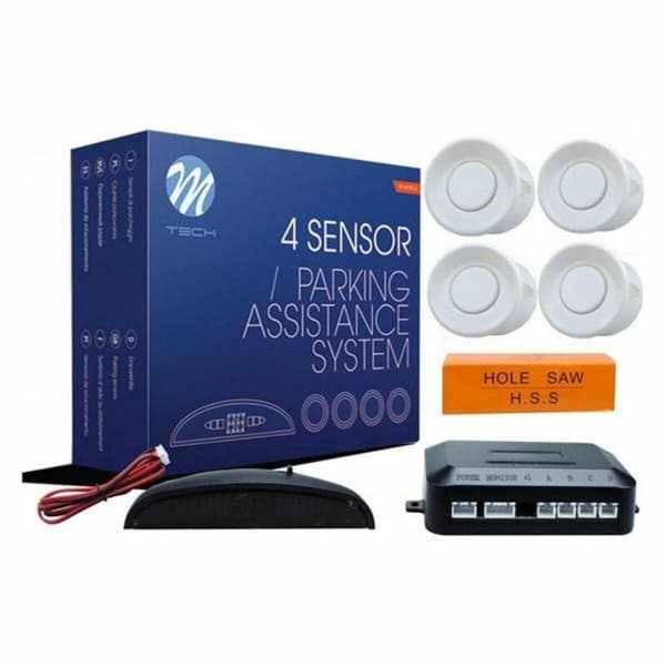 Parking Sensor M-Tech Valkoinen (4 x 21,5 mm)