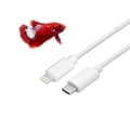 Miniatyrbillede 2 af 2: USB-C til Lightning-kabel CoolBox COO-CAB-UCLI Hvid 1 m