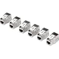 Miniatyrbild 1 av 2: TRENDnet TC-K06C6A Paket med 6 Shielded Cat6A RJ45 Keystone Jack, för användning med Shielded Blank Keystone Patch Panel