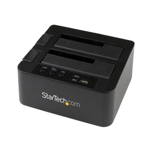 Duplicator och Dockningsstation - STARTECH - SDOCK2U33RE - eSATA/USB 3.0 - Svart - 2,5/3,5 tum