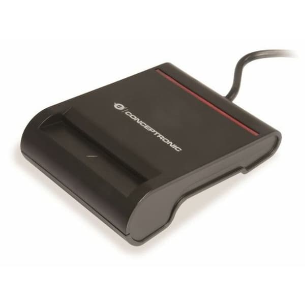 BEGAGNAD Elektronisk ID-läsare Conceptronic 110530107 Svart (Renoverade A)