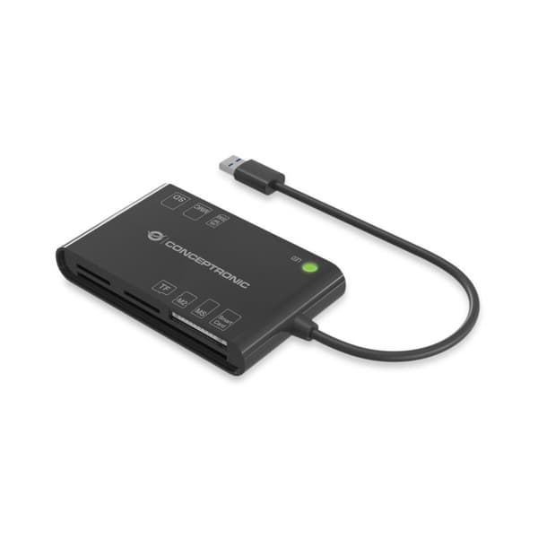 BEGAGNAD USB-kabel Conceptronic 110530207101 Svart (Renoverade A) Svart
