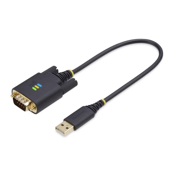 USB-kabel Startech 1P1FFC-USB-SERIAL Svart 30 cm