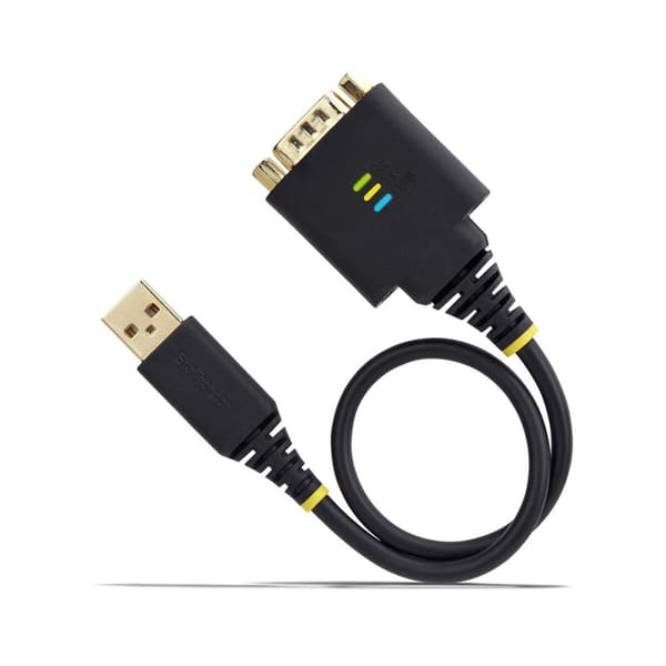 USB-kabel Startech 1P1FFC-USB-SERIAL Svart 30 cm