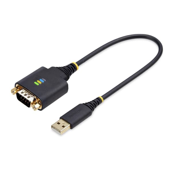USB-kabel Startech 1P1FFC-USB-SERIAL Svart 30 cm