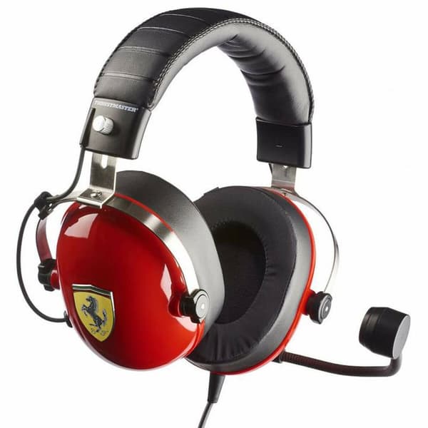 Gaming høretelefon med mikrofon Thrustmaster Rød 3 m