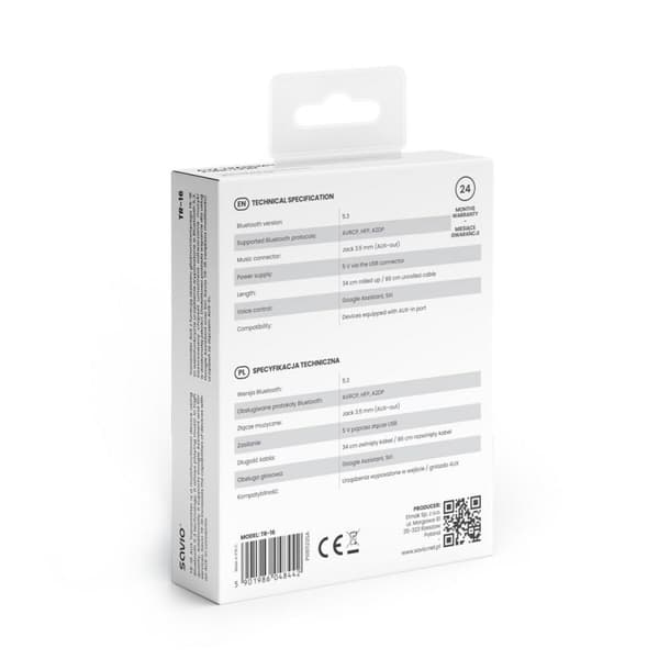 Bluetoothadapter Savio TR-16