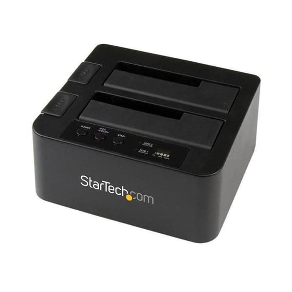 Duplicator och Dockningsstation - STARTECH - SDOCK2U33RE - eSATA/USB 3.0 - Svart - 2,5/3,5 tum