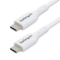 Miniatyrbild 3 av 3: USB-C-kabel Startech USB2CC1MNCWHE Vit 1 m