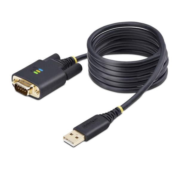 USB-adapteri Startech 1P6FFCN-USB-SERIAL Musta 2 m