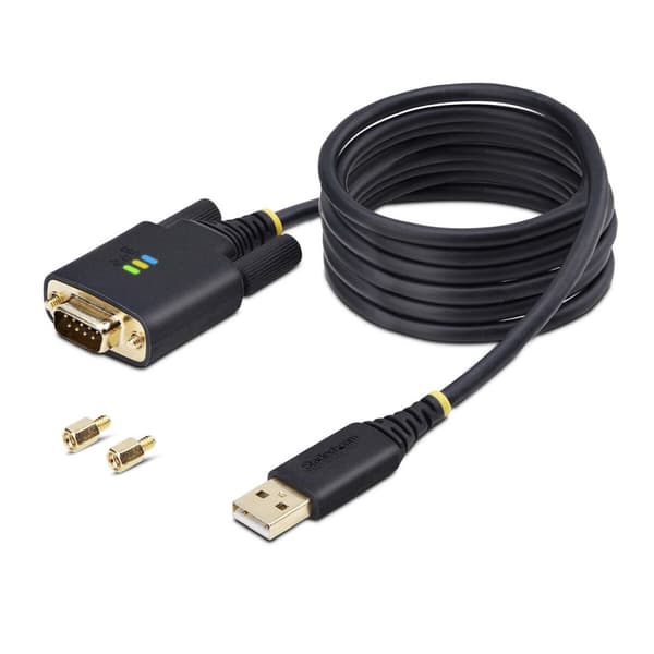 USB-adapteri Startech 1P6FFCN-USB-SERIAL Musta 2 m