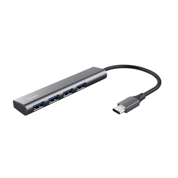 USB Hub Trust 24948 Grå 10 cm
